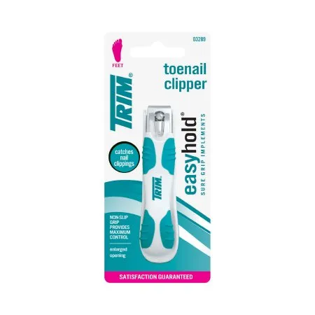 Pacific World - 7-61B - Easy Hold  Toenail Clippers Easy Hold  Thumb Squeeze Lever