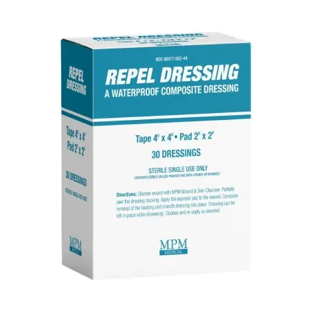 MPM Medical - From: MP00082 To: MP00086 - MPM medical MPM Repel Dressing (Sterile) 4x4 Overall, 2x2 Pad