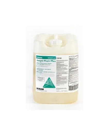EcoLab - Asepti-Wash Plus - 6021005 - Instrument Detergent Asepti-wash Plus Liquid 5 Gal. Container Ammonia Scent