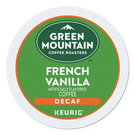 Green Mountain Coffee - GMT-7732 - French Vanilla Decaf Coffee K-cups, 24/box