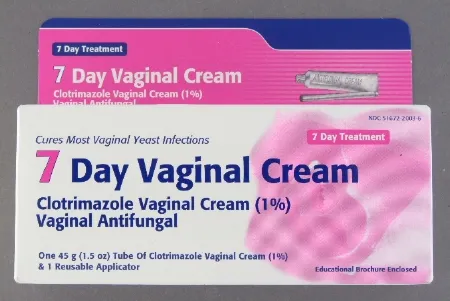 Taro - 51672200306 - Vaginal Antifungal 1% Strength Cream 1.5 oz. Tube