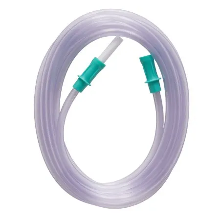 McKesson - 16-66303 - Suction Connector Tubing 12 Foot Length 0.188 Inch I.D. Sterile Female / Male Connector Clear Ribbed OT Surface PVC