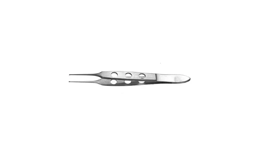 Integra Lifesciences - Padgett - PM-4791 - Tissue Forceps Padgett Bishop-harmon-iris 3-1/4 Inch Length Surgical Grade Stainless Steel Nonsterile Nonlocking Fenestrated Thumb Handle Straight 0.6 Mm Tips With 1 X 2 Teeth
