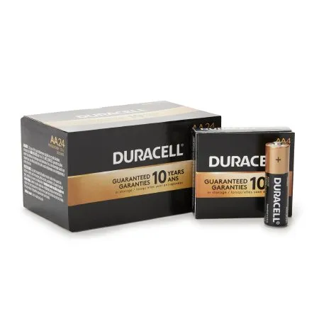 Duracell - MN1500BKD - Coppertop Alkaline Battery Coppertop AA Cell 1.5V Disposable 24 Pack