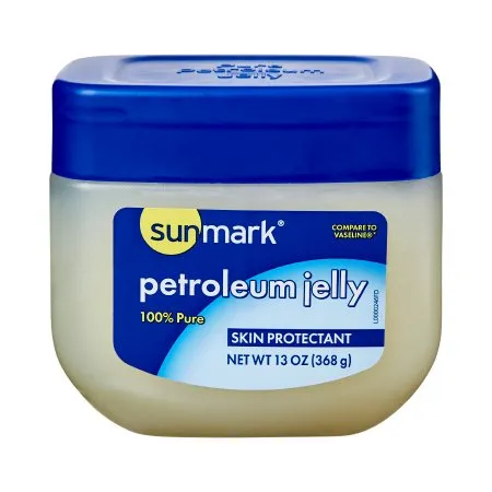 McKesson - sunmark - 01093905044 - Petroleum Jelly sunmark 13 oz. Jar NonSterile