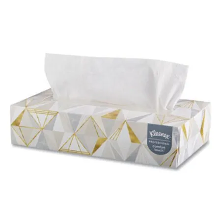 Kleenex - KCC-21606BX - White Facial Tissue, 2-ply, White, Pop-up Box, 125 Sheets/box