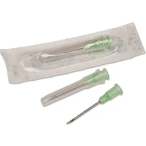 Cardinal - Monoject SoftPack - 1188818112 - Hypodermic Needle Monoject SoftPack 1-1/2 Inch Length 18 Gauge Regular Wall Without Safety