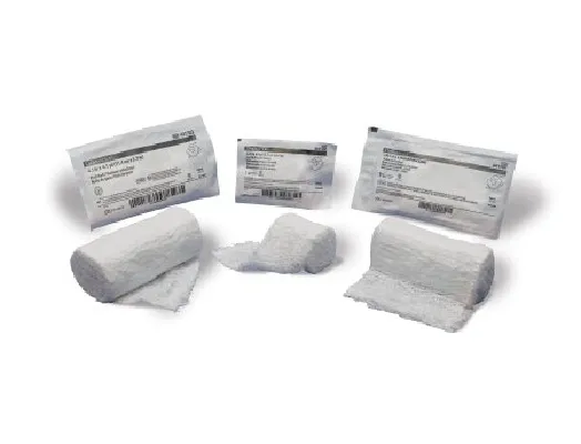 Cardinal - From: 441108 To: 441109  DermaceaFluff Bandage Roll Dermacea 2 Inch X 41/8 Yard 1 per Pouch Sterile 3Ply Roll Shape