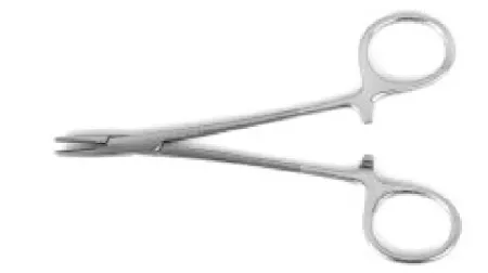 Teleflex Medical - Pilling - 510325 - Needle Holder Pilling 4-3/4 Inch Length Straight Delicate Smooth Jaw Finger Ring Handle