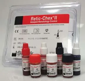 Streck Laboratories - Retic-Chex II - 285106 - Hematology Control Retic-Chex II Reticulocyte 3 Levels 1 mL