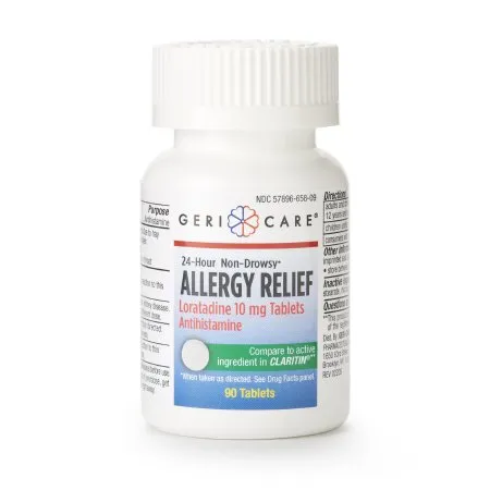 Geri-Care - 788-09-GCP - Allergy Relief Geri-Care 10 mg Strength Tablet 90 per Bottle