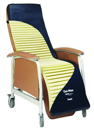 Span America - Geo-Wave - WAVE28-04 - Bariatric Geri-Chair / Recliner Cushion Geo-Wave 28 W X 68 D Inch Foam