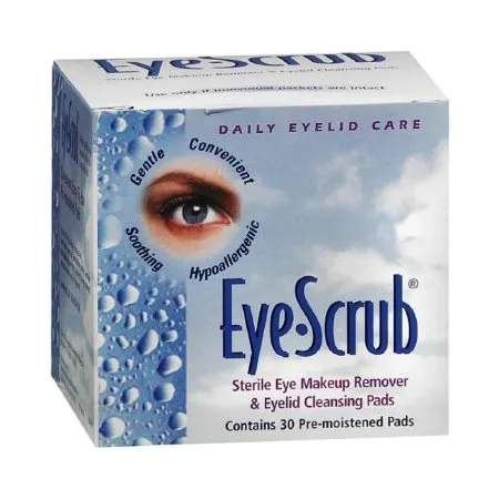 Novartis - Eye Scrub - 30078052030 - Eyelid Cleanser Eye Scrub 30 per Box Wipe