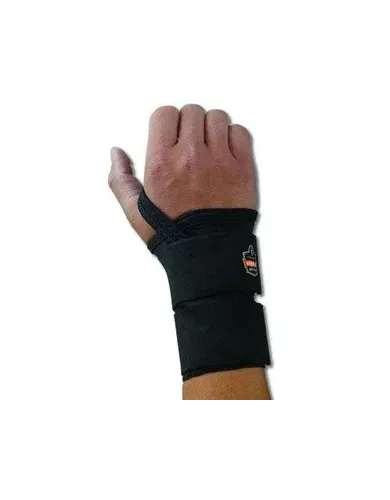 Ergodyne - 70024 - Wrist Support, Dbl Strap Proflex 4010 Blk Rt Med