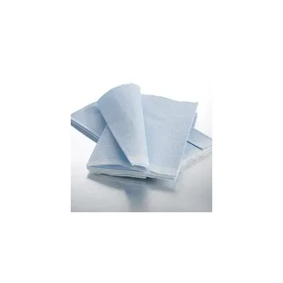 Graham Medical - 70318n - Fanfold Drape Sheet  Tissue- Poly- Tissue  Blue  40" X 60"  50-Cs -60 Cs-Plt-