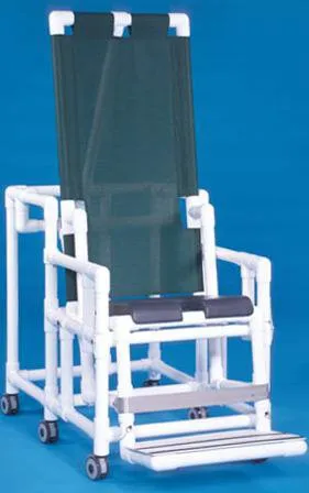 IPU - ipu Easy Tilt - TSC001G - Shower Chair ipu Easy Tilt Fixed Arms PVC Frame Reclining Mesh Backrest 300 lbs. Weight Capacity