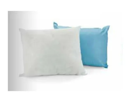 Care Line - 0897115 - Bed Pillow Medium 18 X 24 Inch Blue Reusable