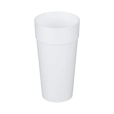 RJ Schinner Co - Dart - 24J16 - Drinking Cup Dart 24 oz. White Styrofoam Disposable