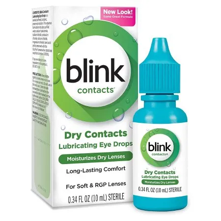 Abbott - Blink Contacts - 82744400032 - Contact Lens Solution Blink Contacts 0.34 oz. Solution