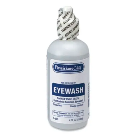 Physicianscare By First Aid Only - FAO-7006 - First Aid Refill Components Disposable Eye Wash, 4 Oz Bottle