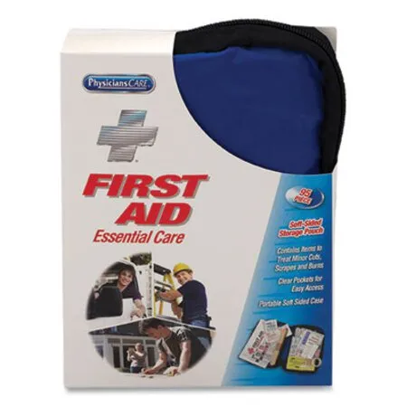 PhysiciansCare by First Aid Only - FAO-90166 - Soft-sided First Aid Kit For Up To 10 People, 95 Pieces, Soft Fabric Case