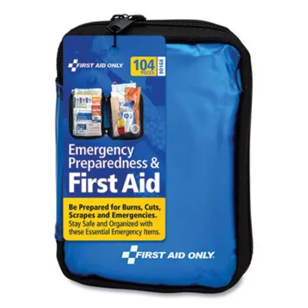 PhysiciansCare by First Aid Only - FAO-90168 - Soft-sided First Aid And Emergency Kit, 104 Pieces, Soft Fabric Case