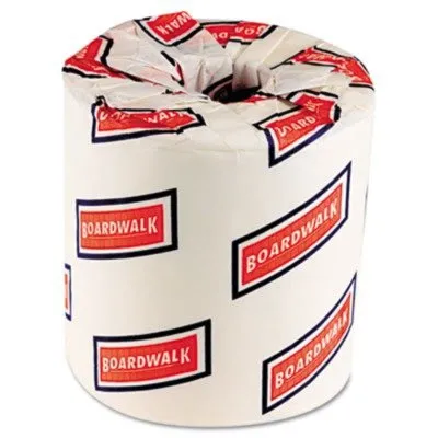 Lagasse - Boardwalk - BWK6155B - Toilet Tissue Boardwalk White 2-ply Standard Size Cored Roll 500 Sheets 4-1/2 X 4-1/2 Inch