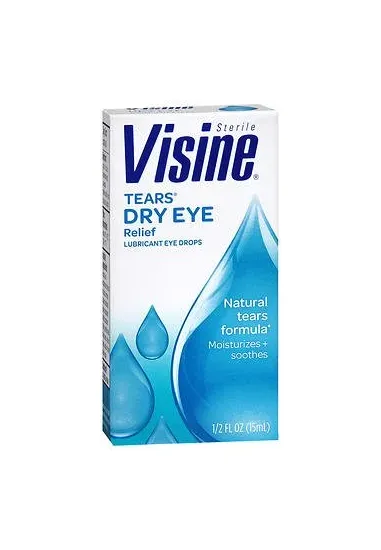 J&J - Visine - 74300001067 - Eye Lubricant Visine 0.5 oz. Eye Drops
