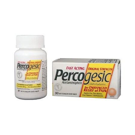 Medtech Laboratories - Percogesic - 75137000495 - Allergy Relief Percogesic 325 mg - 12.5 mg Strength Tablet 90 per Bottle