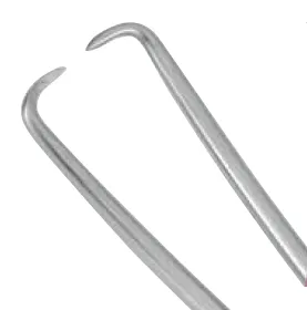 Medgyn Products - 031008 - Tenaculum 11 Inch, Single Tooth, Double-curve, Stainless Steel, Duplay