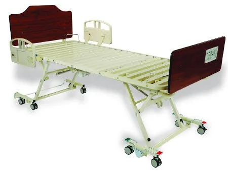 N.O.A. Medical Industries - Elite Riser - 1050007BEI-T - Electric Bed Elite Riser Long Term Care 76 Inch Length Ribbed Steel Deck 7-1/2 to 28 Inch Height Range