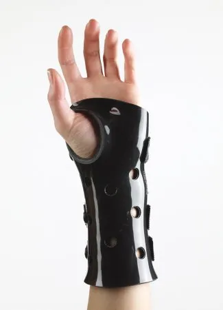 Corflex - 37-0503-000 - Wrist / Hand Splint Corflex Polyethylene / Foam / Stockinette Right Hand Black Large