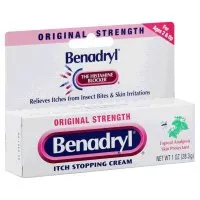 J&J - Benadryl Original Strength - 10312547171622 - Itch Relief Benadryl Original Strength 1% - 0.1% Strength Cream 1 oz. Tube
