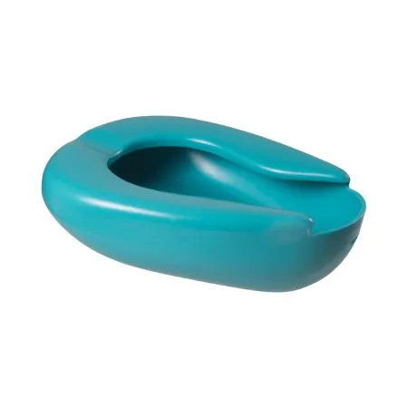 Briggs - 541-5070-0000 - Deluxe bed pan. Autoclavable deluxe bed pan (aqua. Provides indicator graduations for ounces and cc's, conventional styling, measures 14 3/8" x 11 3/8" x 2 7/8" back height with a 4 1/4" front height.