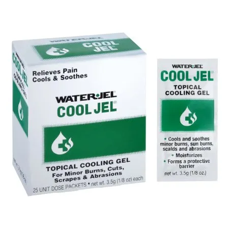 Safeguard US Operating - CJ25-600.00.000 - Burn Relief Water Jel Cool Jel Topical Gel 3.5 Gram Individual Packet