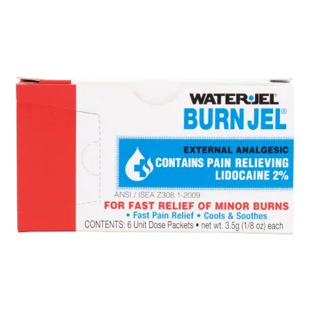 Safeguard US Operating - Water Jel Burn Jel - 100U-6.00.000 - Burn Relief Water Jel Burn Jel Topical Gel 3.5 Gram Individual Packet