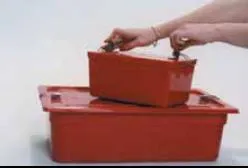 Healthmark Industries - 2136RED - Instrument Container Full Size Polypropylene 6 X 13 X 21 Inch