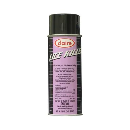 RJ Schinner Co - Claire - CL006 - Claire Lice Treatment for Durable Goods Oil Based Aerosol Spray Liquid 16 oz. Can Unscented NonSterile