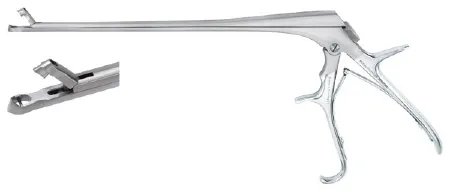 Integra Lifesciences - Miltex - 301443WL - Biopsy Forceps Miltex Burke 7-3/4 Inch Length Or Grade German Stainless Steel Nonsterile W/lock Pistol Grip Handle With Spring Straight 3 X 5 Mm Oval Bite With Single Tooth Jaws