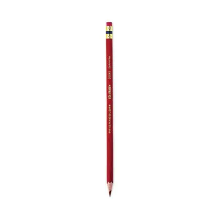 Prismacolor - SAN-20045 - Col-erase Pencil With Eraser, 0.7 Mm, 2b, Carmine Red Lead, Carmine Red Barrel, Dozen