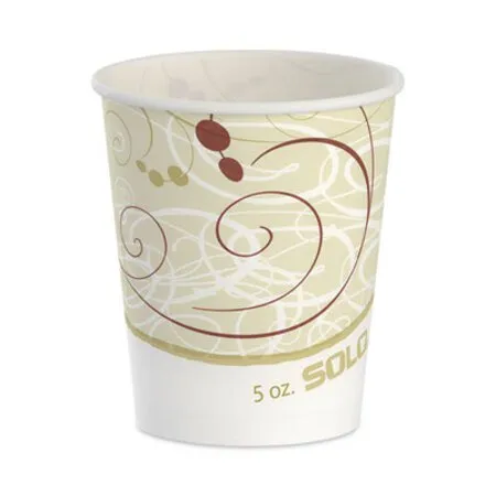 Solo - SCC-R53SYMPK - Symphony Design Paper Water Cups, 5 Oz, 100/pack