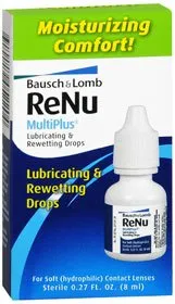 Bausch & Lomb - Bausch + Lomb re'nu MultiPlus - 10119005220 - Contact Lens Solution Bausch + Lomb re'nu MultiPlus 0.27 oz. Solution
