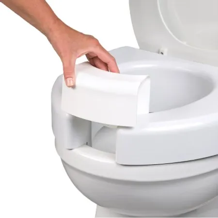 Maddak - 725790002 - Bariatric Raised Toilet Seat 3 Inch Height White 600 lbs. Weight Capacity