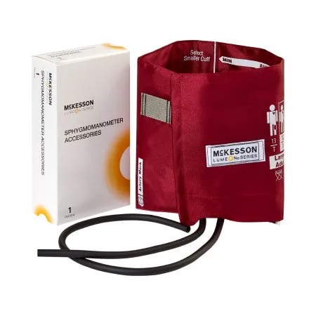 McKesson - 01-845-12XBD-2GM - LUMEON Reusable Blood Pressure Cuff LUMEON 34 to 50 cm Arm Nylon Cuff Large Adult Cuff