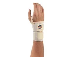 Ergodyne - Proflex 4010 - 70134 - Wrist Support Proflex 4010 Double Strap Elastane / Elastic / Polyester Left Hand Tan Medium