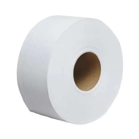 Kimberly Clark - Scott Essential 100% Recycled Fiber JRT - 67805 - Toilet Tissue Scott Essential 100% Recycled Fiber JRT White 2-Ply Jumbo Size Cored Roll Continuous Sheet 3-11/20 Inch X 1000 Foot