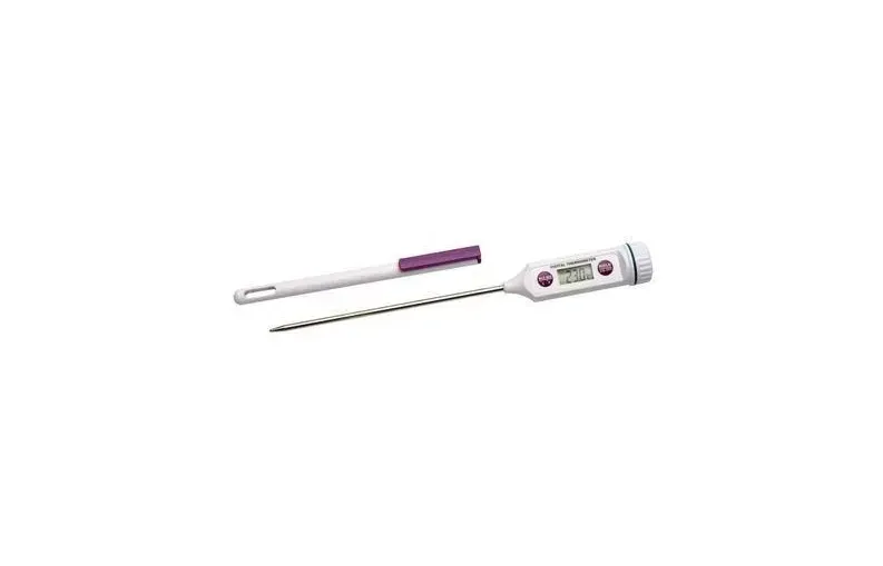 VWR International - 98000-156 - Digital Thermometer With Alarm Vwr Fahrenheit / Celsius 40° To 450°f (40° To 232°c) Stainless Steel Probe Insertable Battery Operated