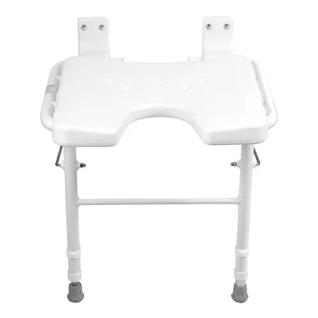 Mabis Healthcare - HealthSmart - 522-3700-1900 - Shower Chair HealthSmart Without Arms Without Backrest 16-1/4 Inch Seat Width 250 lbs. Weight Capacity