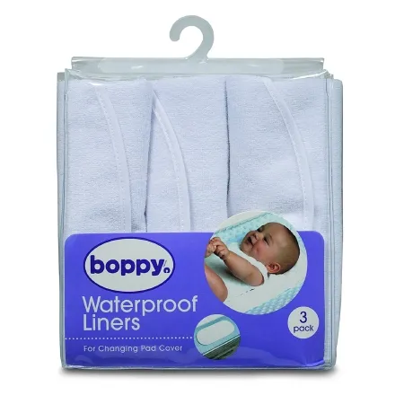 The Boppy - From: 1360534K 6PK To: 1360719K 6PK - Boppy Changing Pad Liner Boppy 24 X 12 Inch Cotton / Terry Cloth Fabric For Contoured Changing Pads