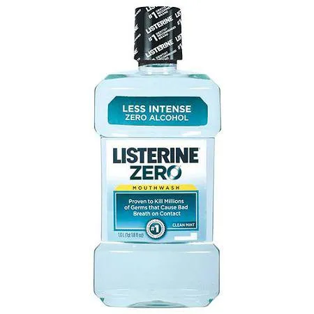 J&J - Listerine Zero - 31254742832 - Mouthwash Listerine Zero 16.66 oz. Mint Flavor